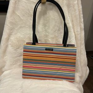 Cute striped tote bag. Excellent used condition